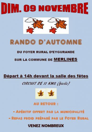 Rando automne